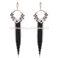 Jinhua supplier delicate mixed order gemstone rhinestone gypsy earrings